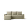 ECKSOFA mit Schlaffunktion SAVIO Quelle 06 Links - Beige, Textil (232/140cm) - Bedante