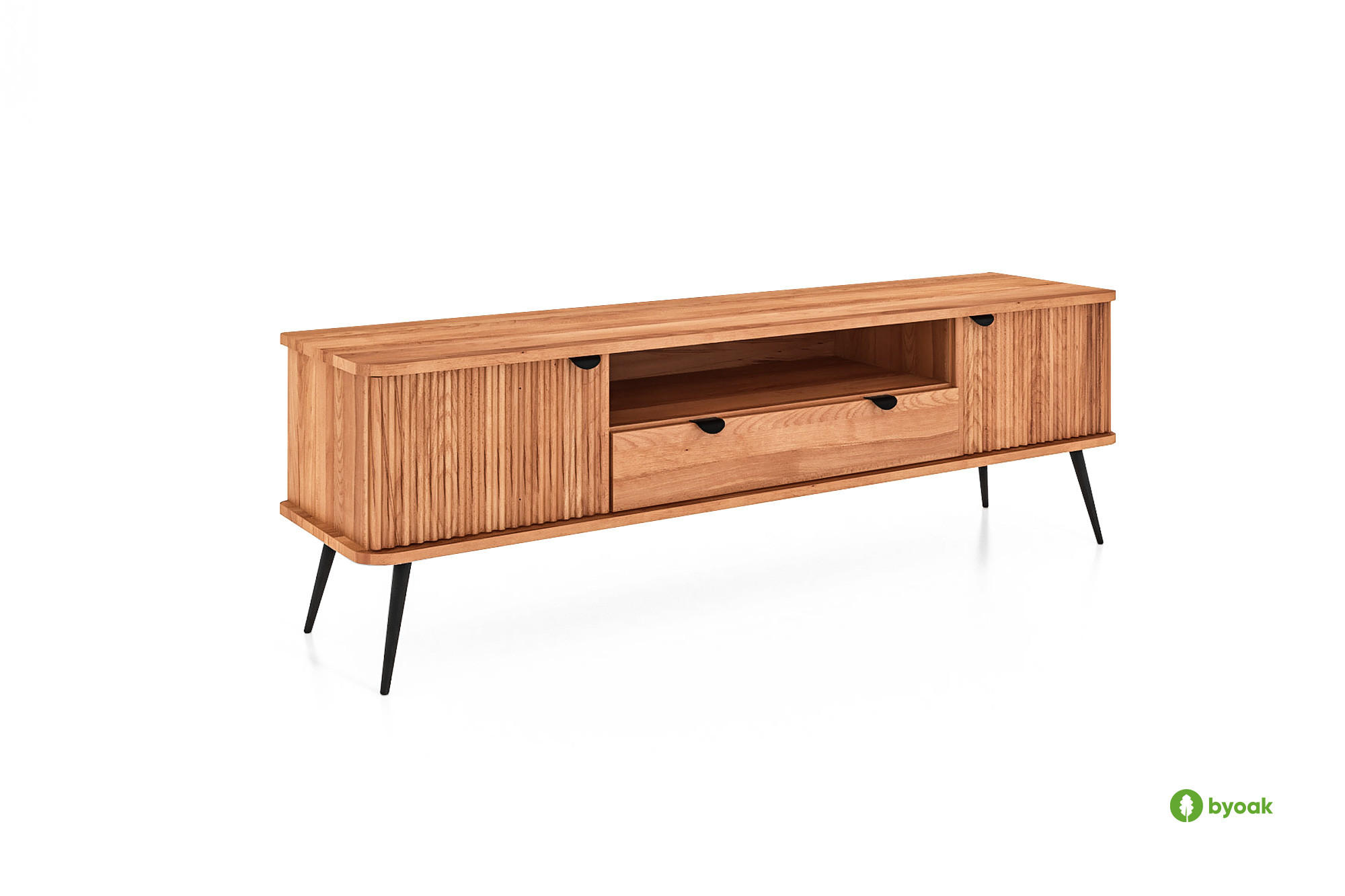 LOWBOARD LINA Kernbuche - Kernbuche, Holz (180/57/46cm) - byoak