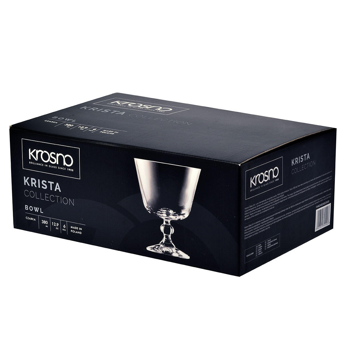EISBECHER, 6er-Set, 480 ml - Transparent, Glas (11.5cm) - Krosno Glass