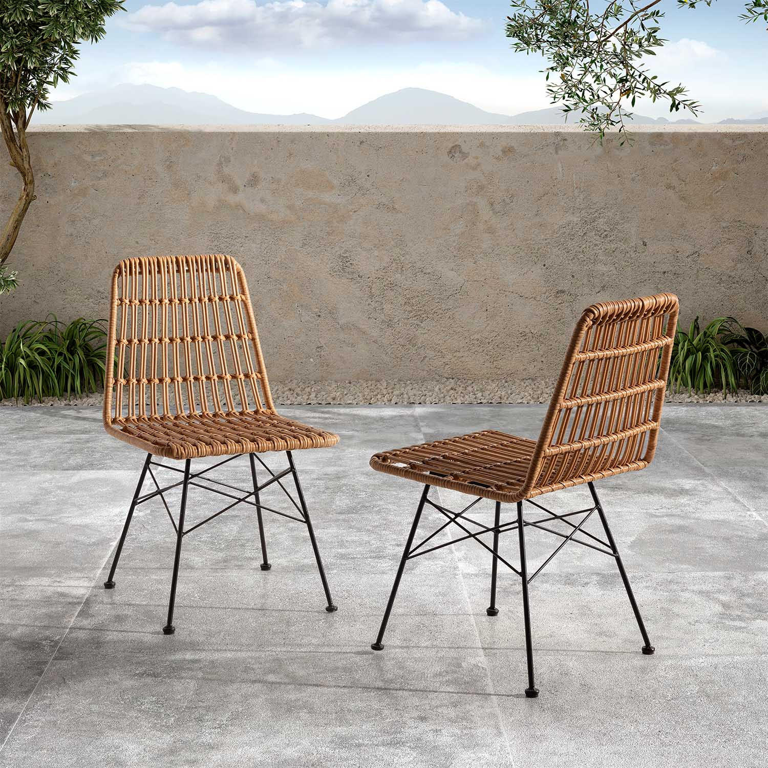 Thumbnail - VS Venta-stock Stuhl-Set, Schwarz, Kunststoff, 48x85x61 cm, Esszimmer, Stühle, Esszimmerstühle, Vierfußstühle