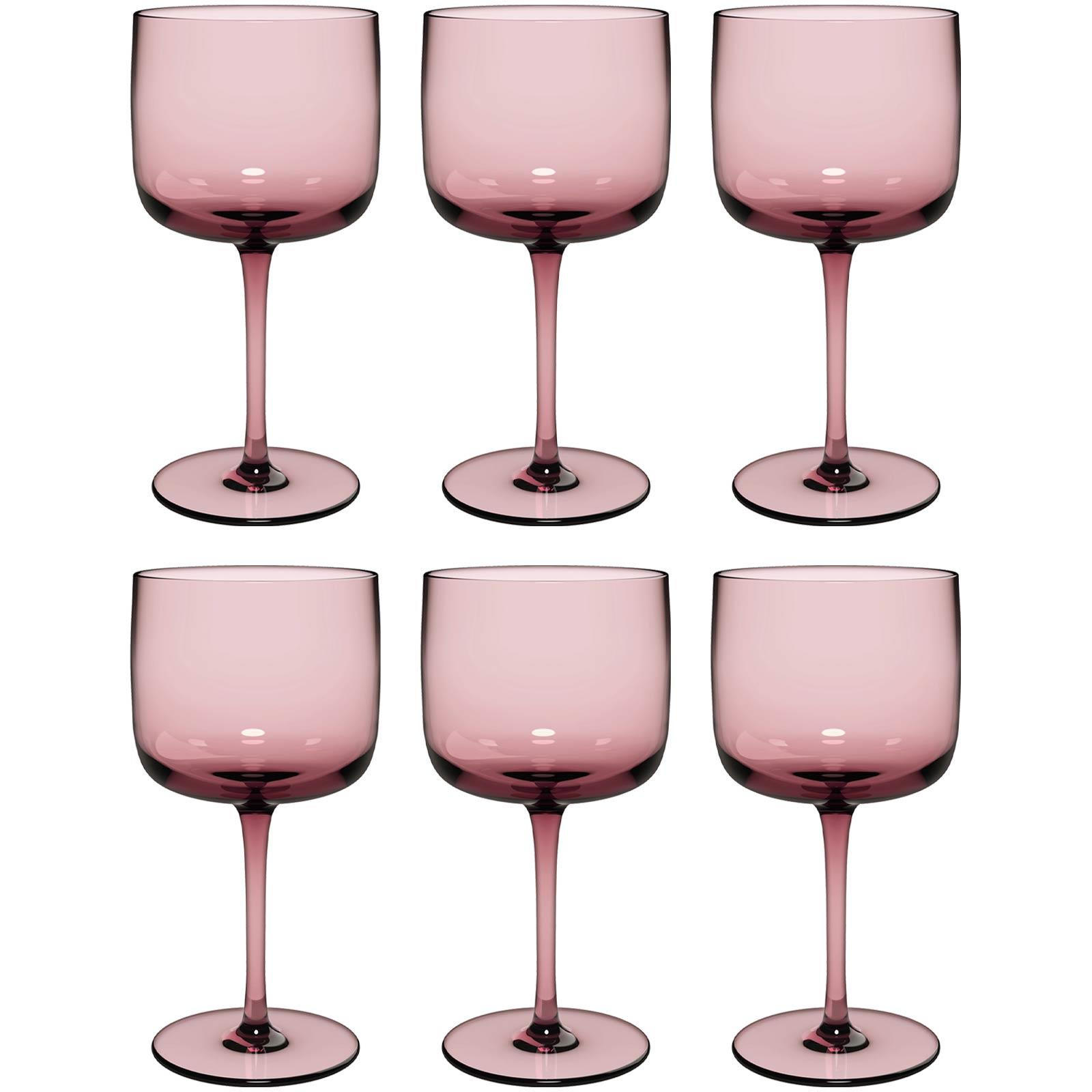 WEINGLÄSER Like Glass Grape 270 ml 6er Set - Pink, Glas (0.27L) - like.Villeroy & Boch