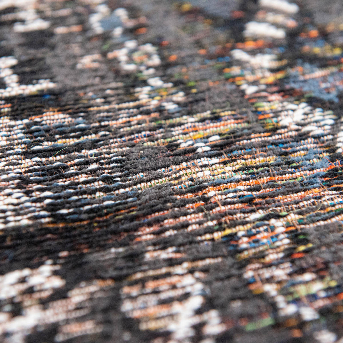 TEPPICH Flachgewebe BLACK FEZ Grau 240x340 cm - Grau, Textil (240/340cm) - Novatrend