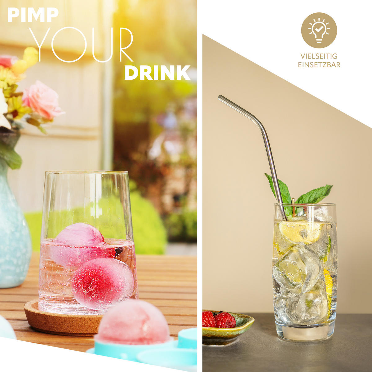 SILIKON-EISKUGELFORM 4er-Set, grün, Silikon - Türkis, Kunststoff (8.9/10.7/10cm) - bremermann