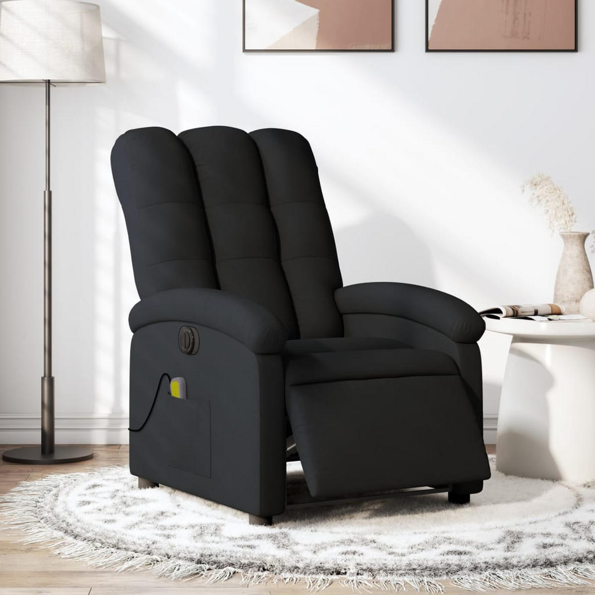 MASSAGESESSEL Loy - Schwarz, Metall (70/101/93cm) - Nettlife