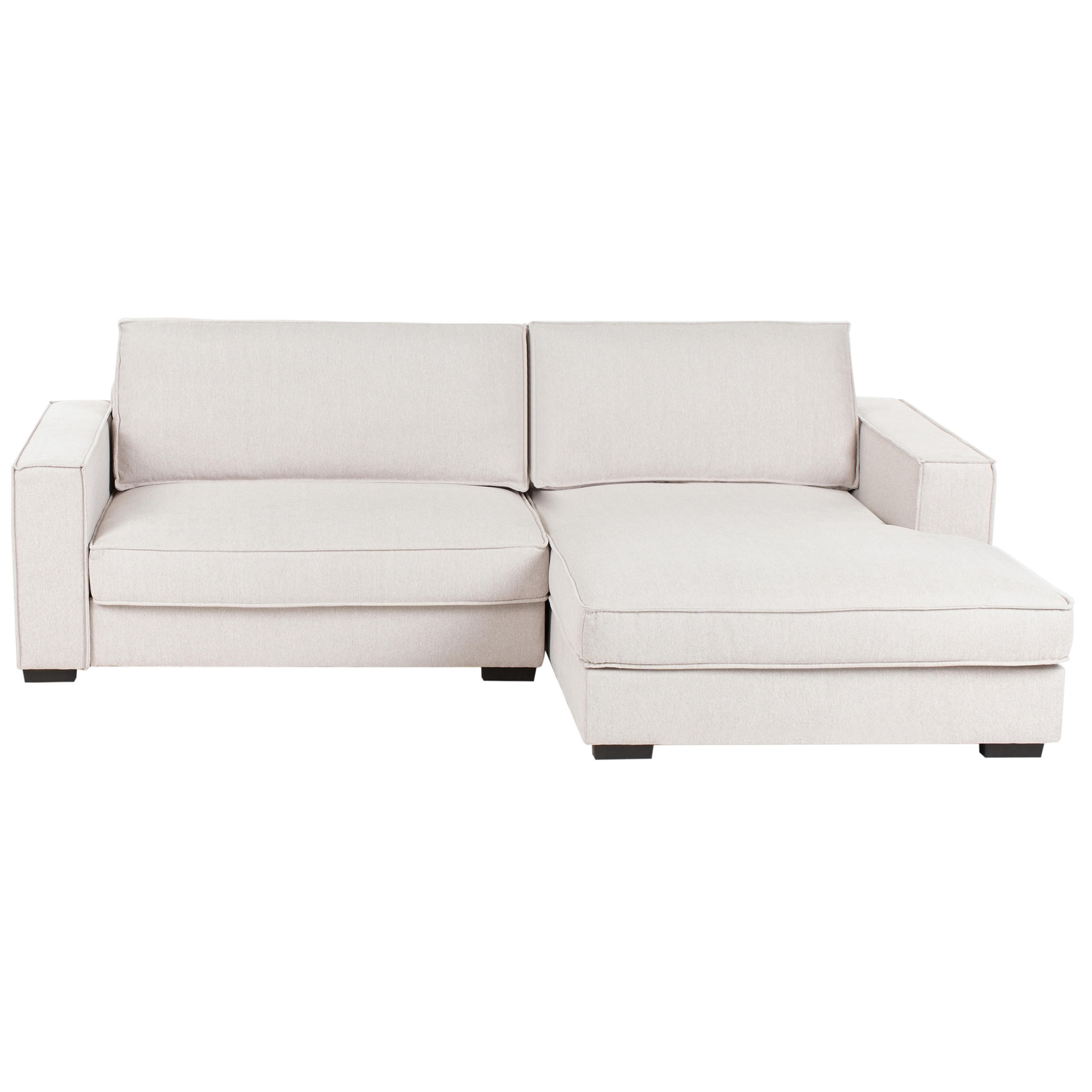 COLȚAR textil bej deschis pe partea stângă Renders