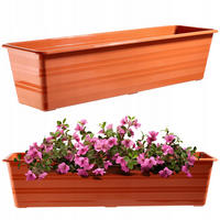 BALKONTOPF 60 cm, Terrakotta - Terracotta, Kunststoff (17/60cm) - KADAX