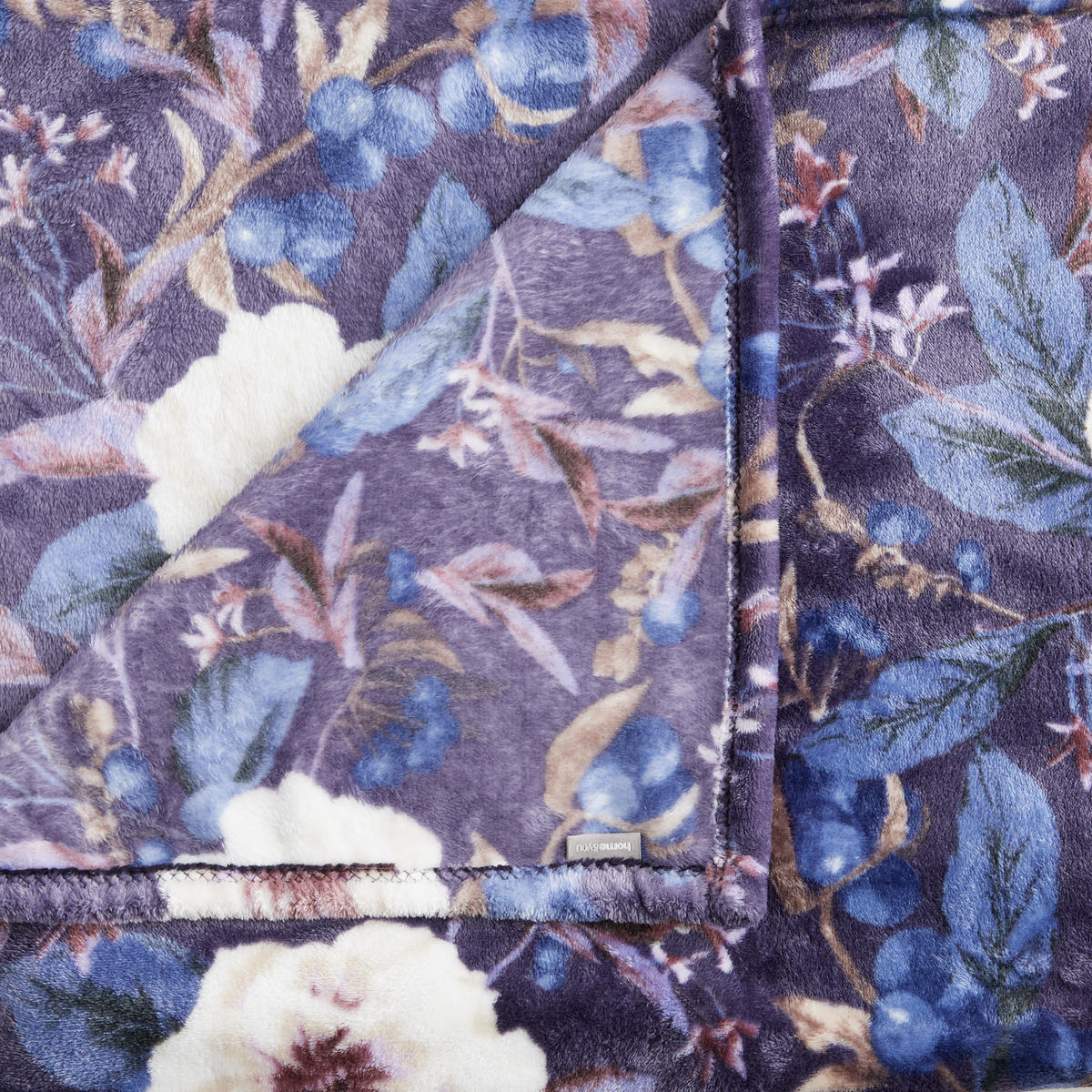 DECKE Verise - Violett, Textil (150/200cm) - home&you