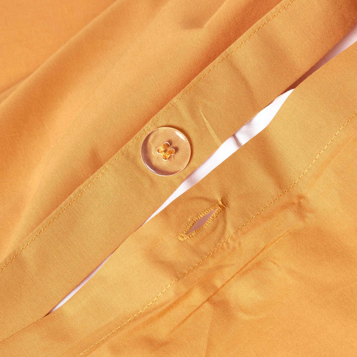 BETTWÄSCHE Perkal Fadendichte 200 - Gelb, Textil (260/220cm) - Homescapes
