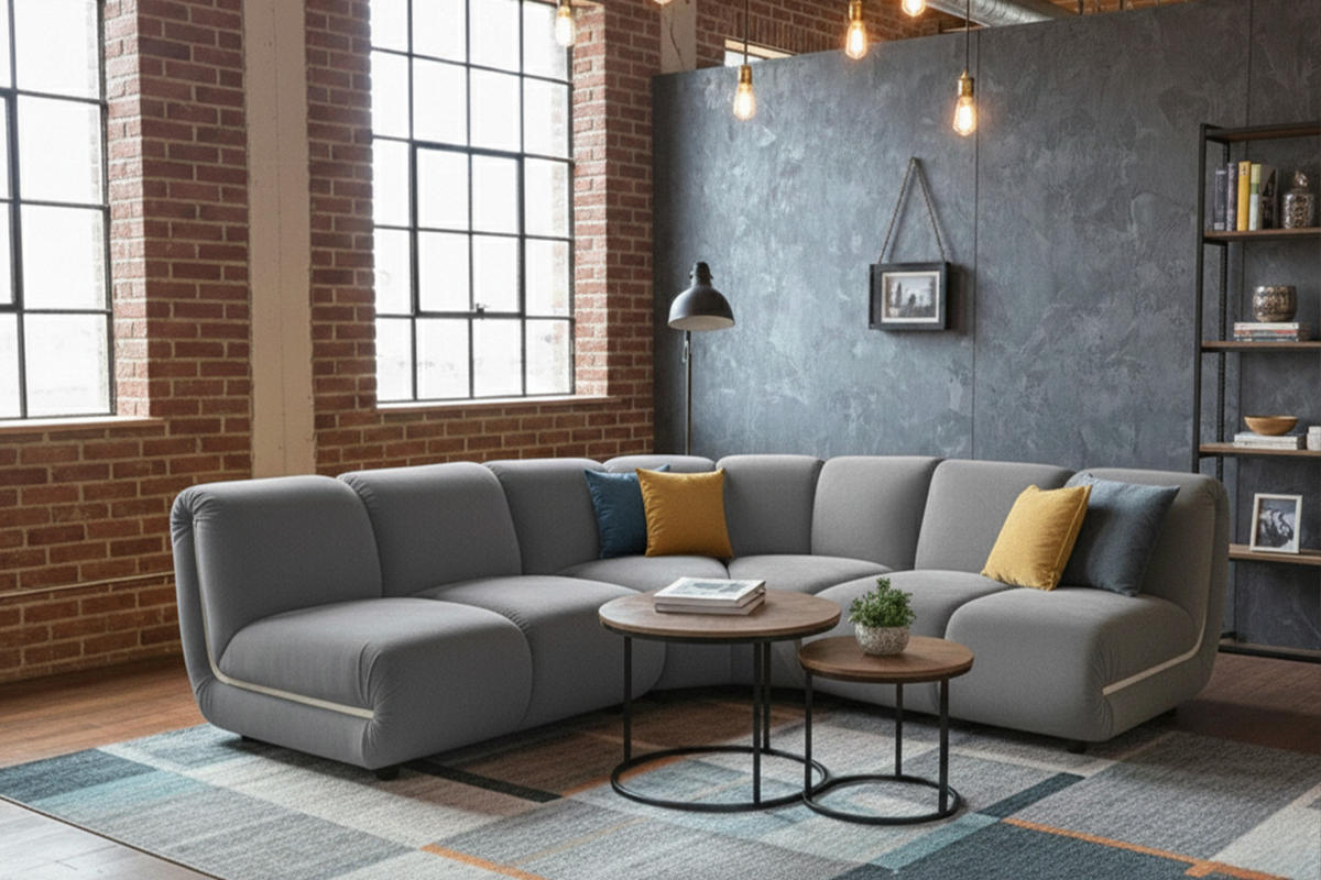 MODULSOFA LAYLA Taupe Velvet - Taupe/Schwarz, Buchenholz/Textil (213/213cm) - KAWOLA