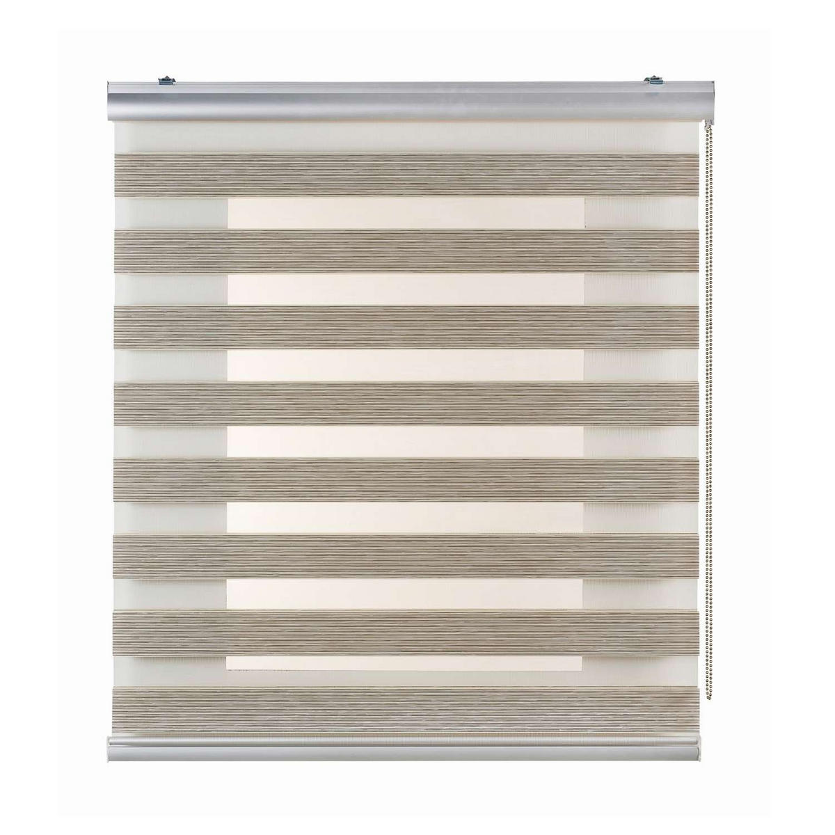 DOPPELROLLO Beige 100x250 cm - Beige, Kunststoff (100/250cm) - STORESDECO