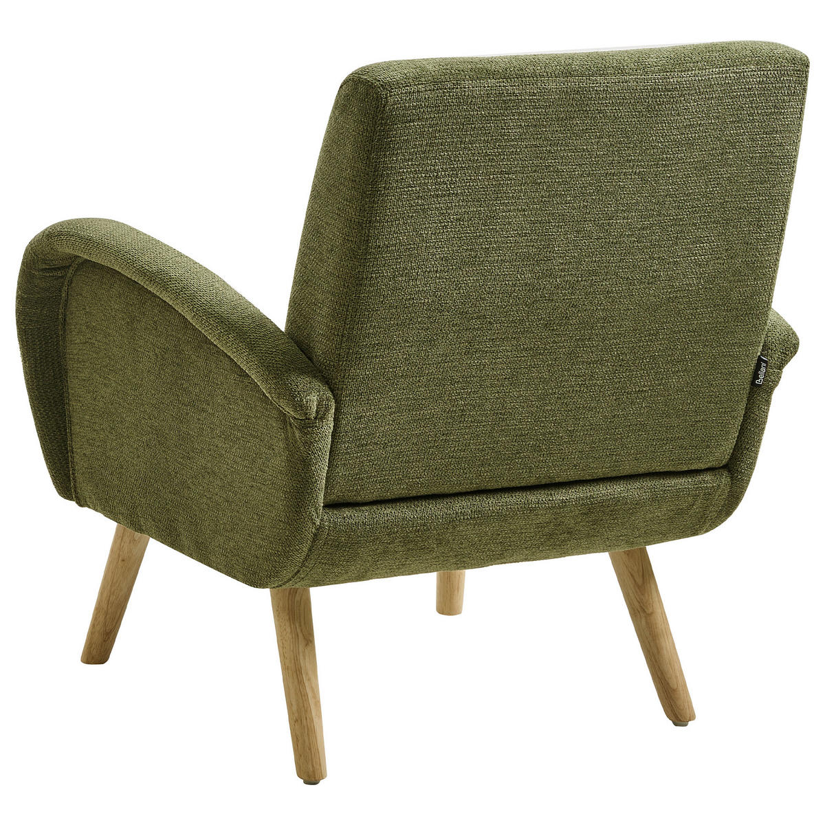 SESSEL Stoff Grün Plassen - Grün, Textil (73/82/53cm) - Beliani