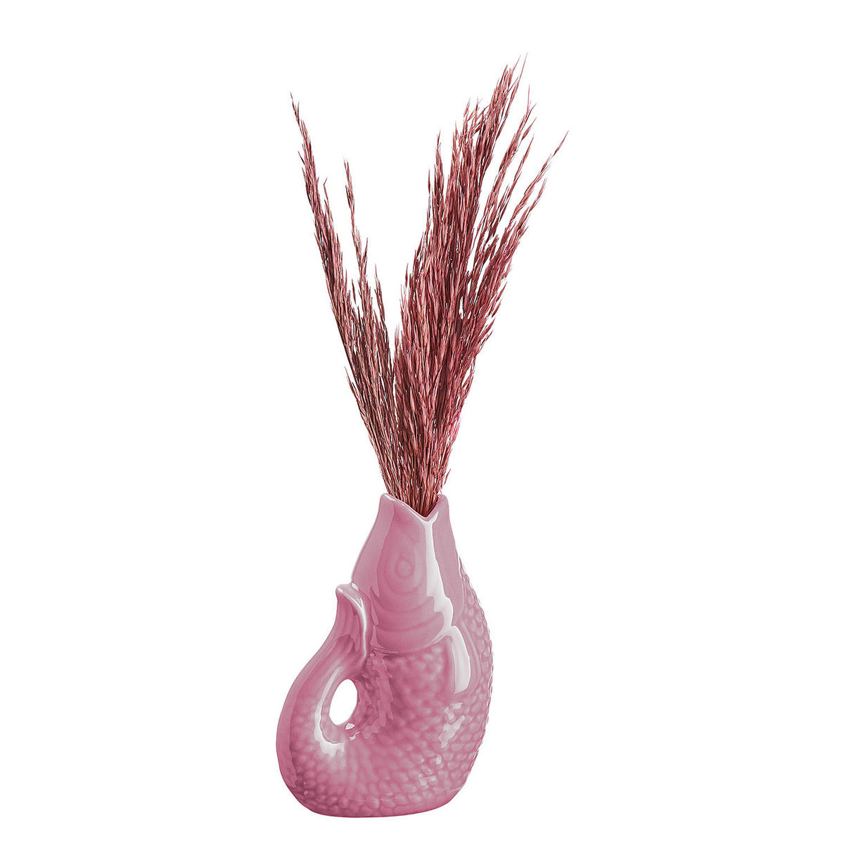 MINI-VASE (4er Set) Koi - Pink, Keramik (12cm) - BUTLERS