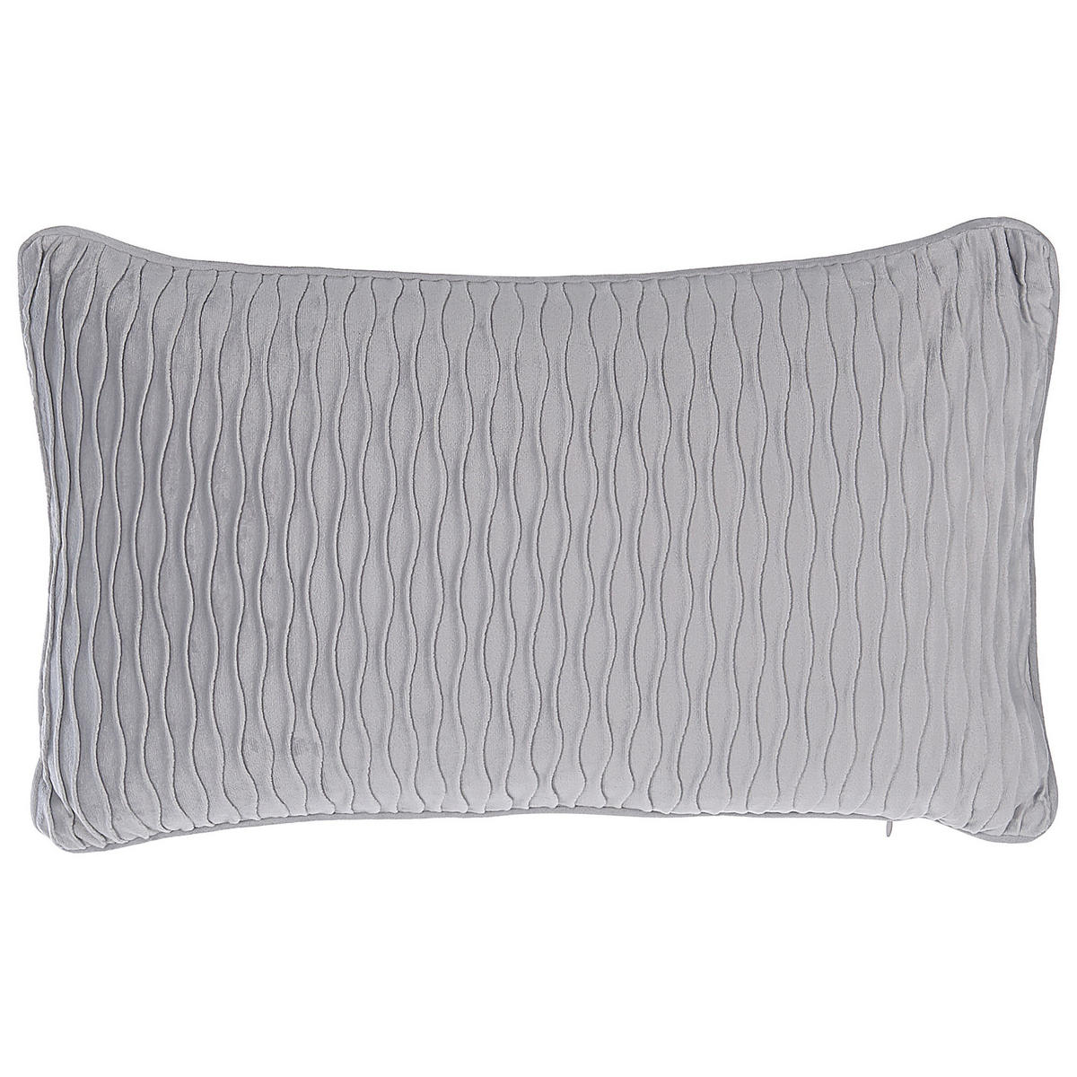 DEKOKISSEN 2er-Set Grau 50/30 cm Motari - Grau, Textil (50/30cm) - Beliani