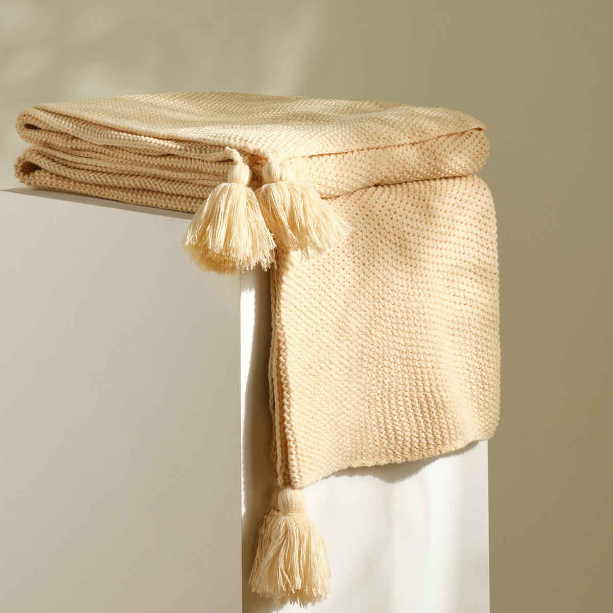 DECKE Zoltane - Beige, Textil (130/170cm) - home&you