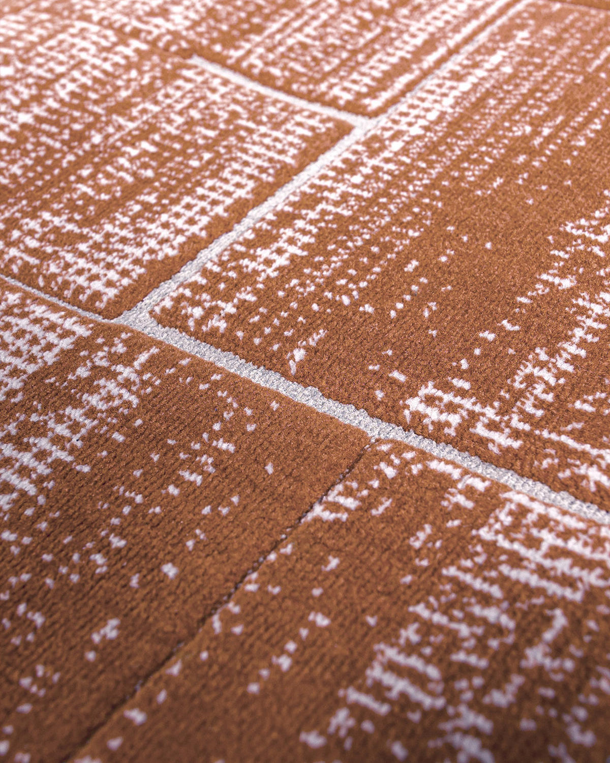 TEPPICH Alin Terracota Mazovia 120x170cm Rot Abstrakt Kurzflor - Rot, Textil (120/170cm) - Mazovia