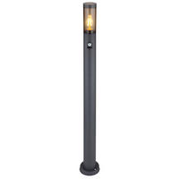 LED STEHLEUCHTE BOSTON Anthrazit Edelstahl - Anthrazit, Metall (12.7/12.7/110cm) - Globo Lighting