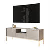 TV-ELEMENT CORTADO GOLD RTV154 KASCHMIR - Beige, Holzwerkstoff (154/56/39cm) - Lookway