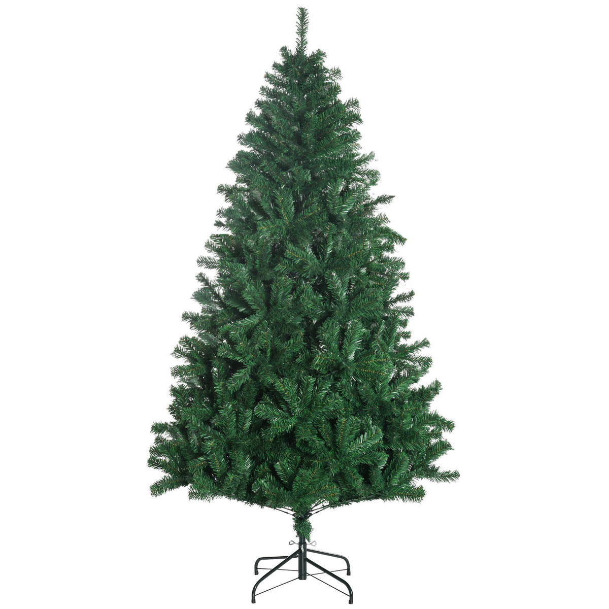 WEIHNACHTSBAUM DE-41563 1000 Spitzen, 180 cm, Metallständer - Grün, Kunststoff (180cm) - ComfortXL