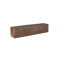 LOWBOARD Leuven Mangoholz 200 cm / 42 cm Braun - Braun, Holz (200/46/42cm) - Villa Möbel