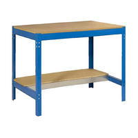 WERKBANK BUFFALO | HxBxT 84x90x61cm | Traglast 400kg | Blau - Blau, Metall (91/84.2/61cm) - PROREGAL