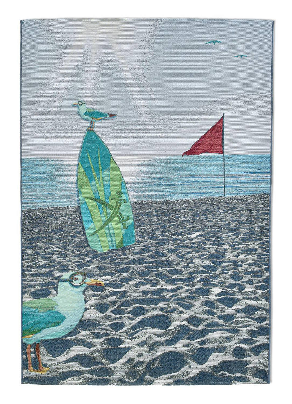 OUTDOORTEPPICH Rantum Beach 190x290 cm - Multicolor, Textil (190/290cm) - Sansibar SYLT