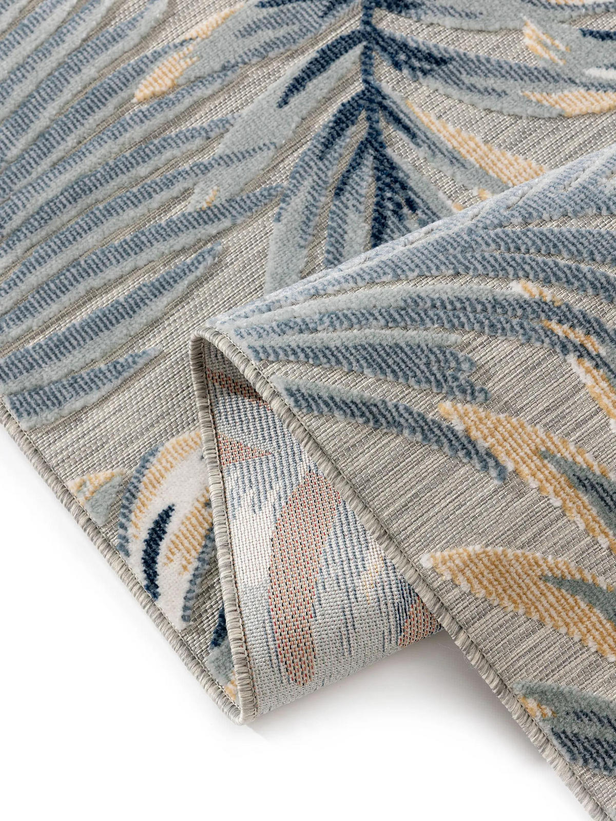 VNITŘNÍ a venkovní koberec Flora Vícebarevné 120x170 cm - béžová, plast/umělá hmota (120/170cm) - benuta