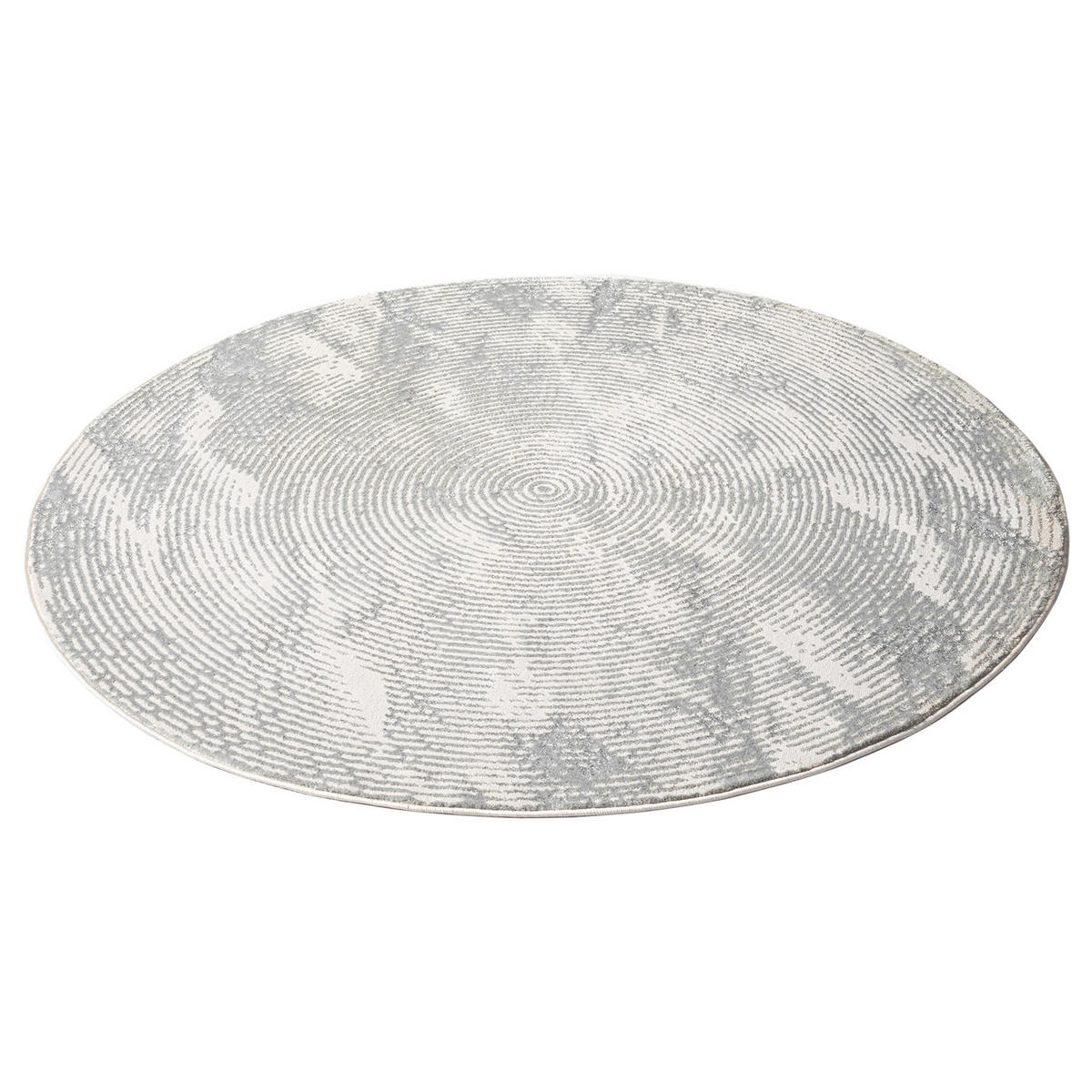 KURZFLOR-TEPPICH Antik 481 Grau 200 cm Rund - Grau, Textil (200/200cm) - carpet city