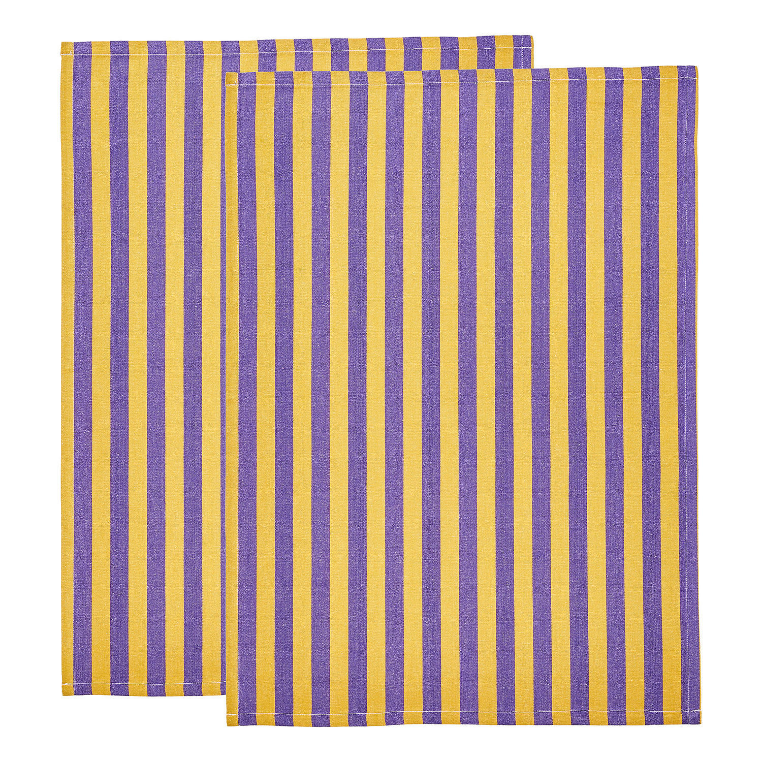 KÜCHENTUCH (2er-Set) Vegas Stripes - Violett, Textil (50/70cm) - Butlers