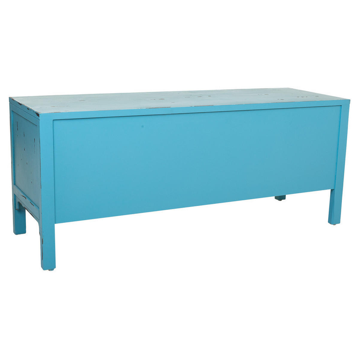 LOWBOARD aus Holz 120x40x50 cm - Blau, Holzwerkstoff (120/50/40cm) - Wanderlust
