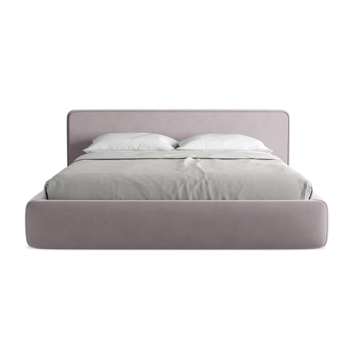 POLSTERBETT mit Bettkasten und Lattenrost 220x225 Violett - Lila/Flieder, Kunststoff/Textil (180/200cm) - LaMiaSofa