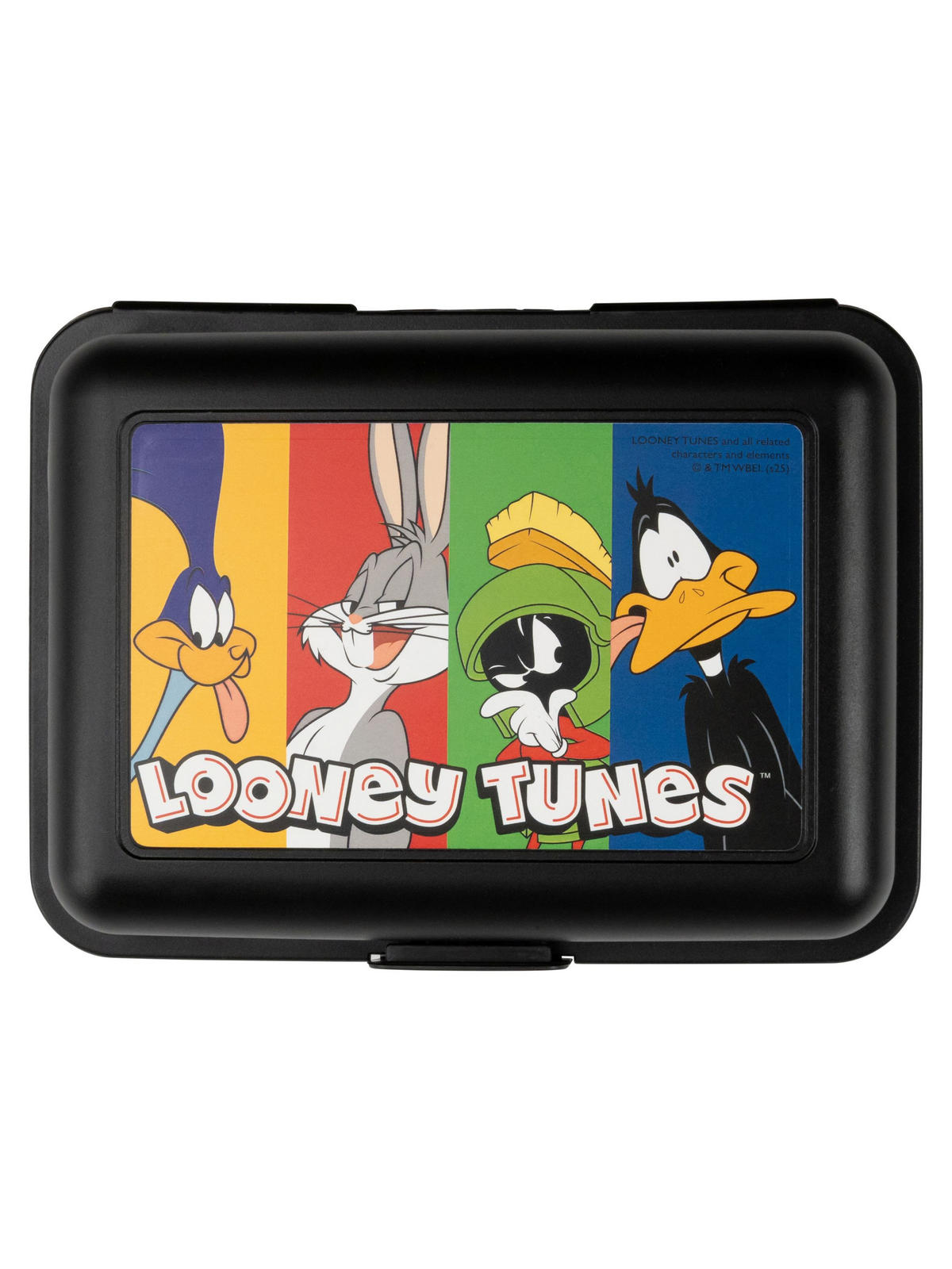 BROTDOSE Looney Tunes Road Runner, Bugs Bunny, Marvin & Daffy Duck Schwarz 17,5 x 12,8 x 6,9 cm - Schwarz, Kunststoff (17.5/6.9/12.8cm) - Looney Tunes