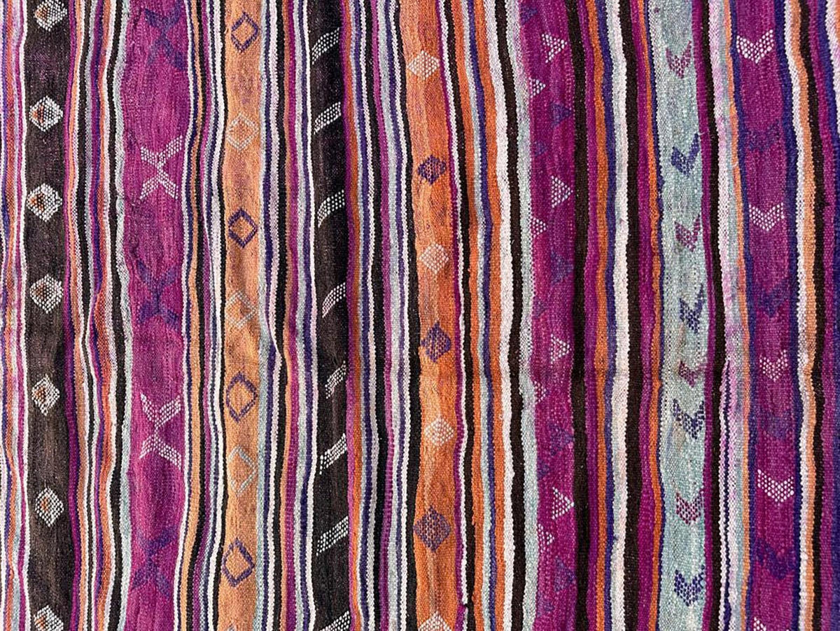 BERBERTEPPICH aus reiner Wolle 192x 342 cm - Multicolor, Naturmaterialien (192/342cm) - AFK Living