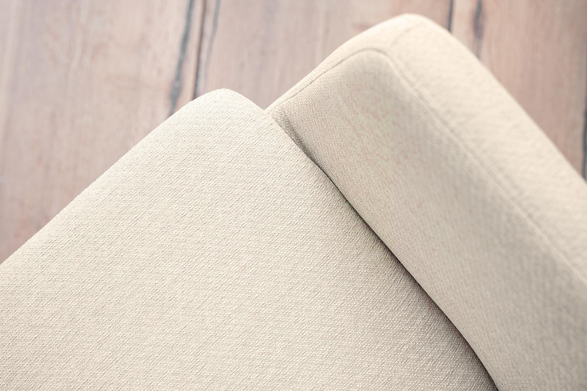 BÜRODREHSTUHL - Beige, Textil/Metall (58/91/58cm) - home24