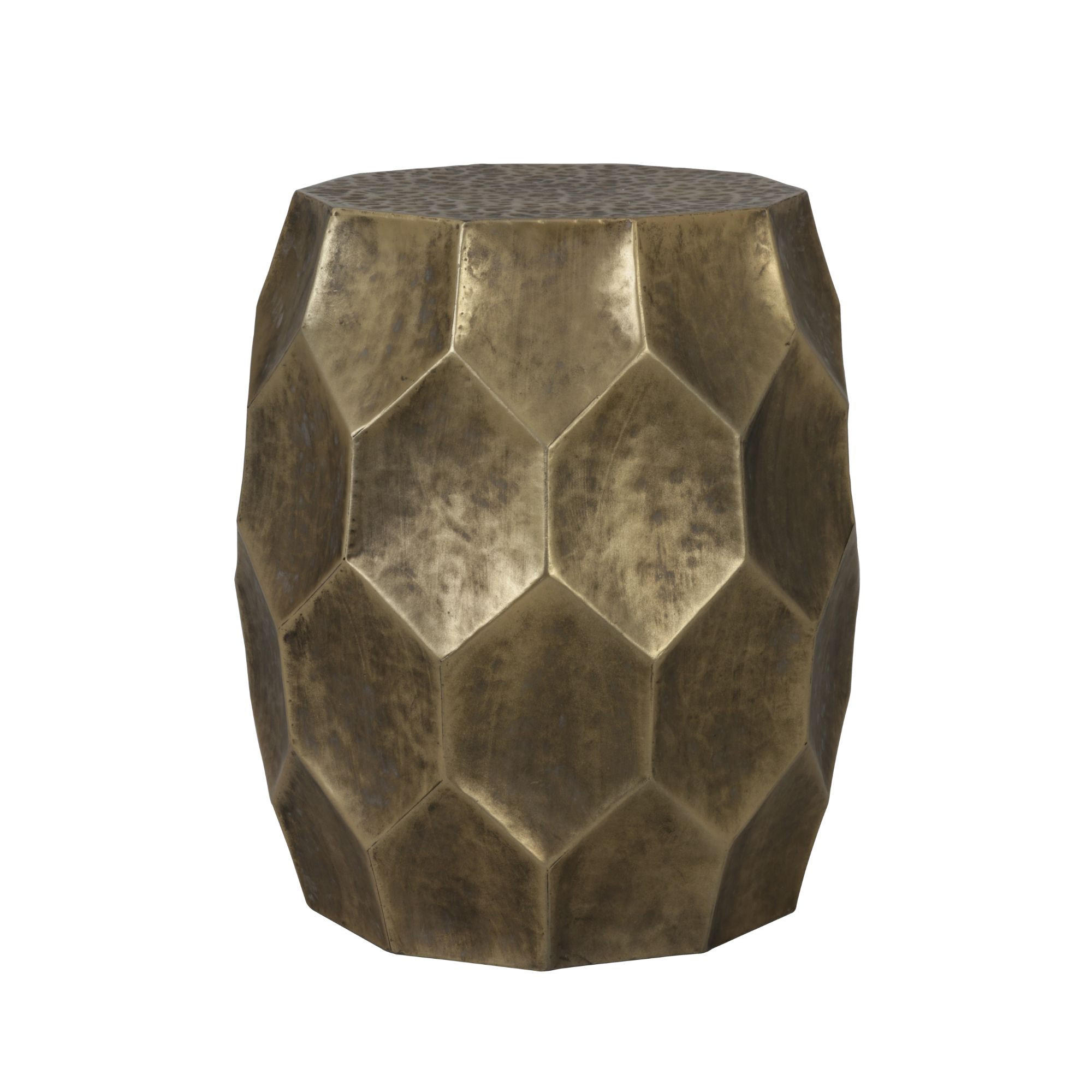 LIGHT & Living - Beistelltisch KALAN - Ø37x42,5cm - Gold - Goldfarben, Metall (37/37/42.5cm) - Light & Living