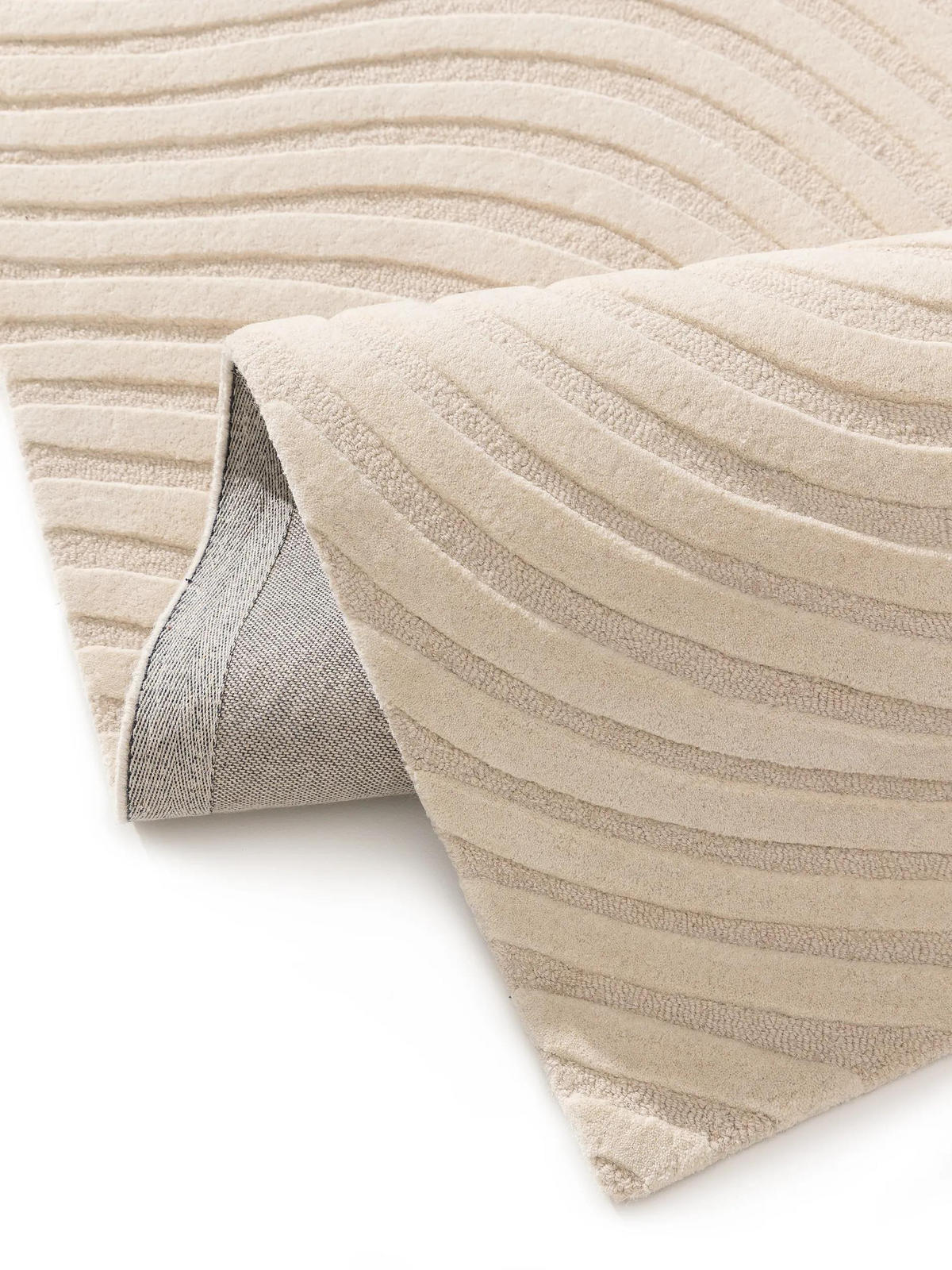 WOLLTEPPICH Tess Cream 160x230 cm - Creme, Textil (160/230cm) - benuta Pure