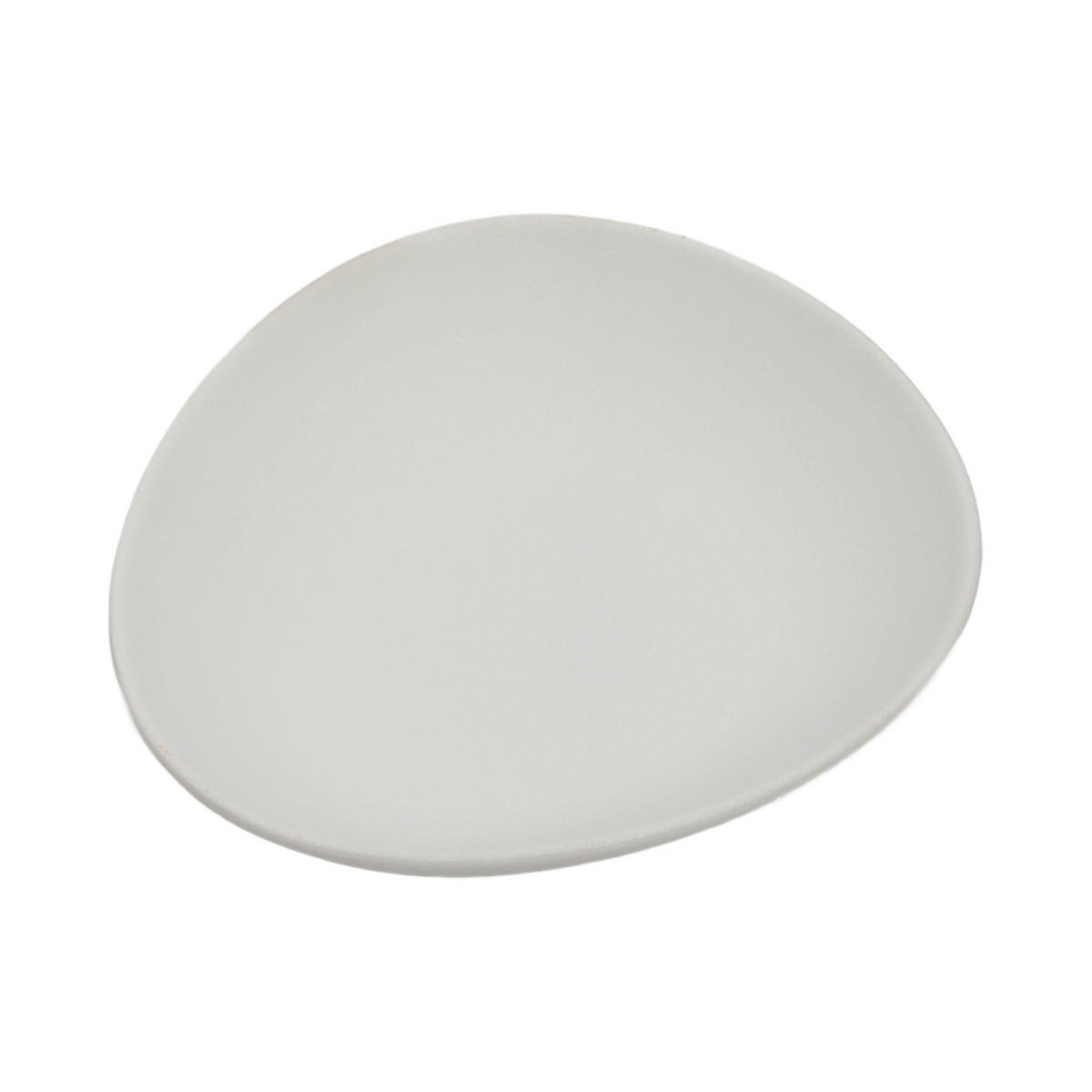SUPPENTELLER Galet Weiß 22/20/4,5 cm - Weiß, Keramik (22/20/4.5cm) - Secret de Gourmet