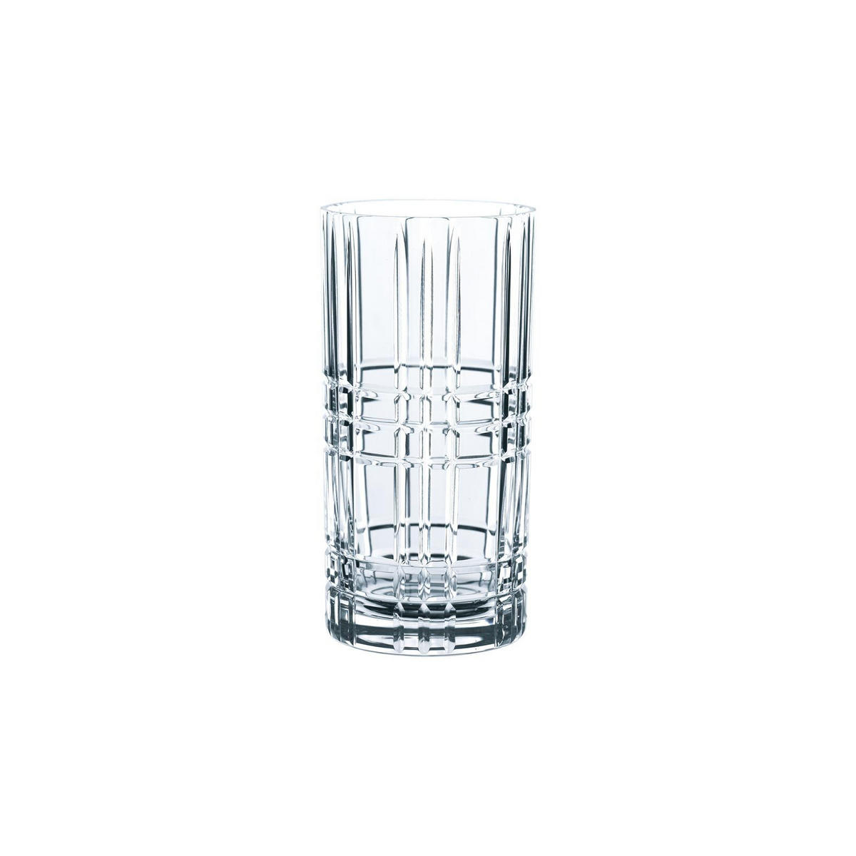 LONGDRINKGLÄSER Square transparent 445 ml 4er Set - Transparent, Glas (0.445L) - Nachtmann