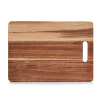 SCHNEIDEBRETT Akazienholz 35/25 cm - Braun, Holz (25/35cm)