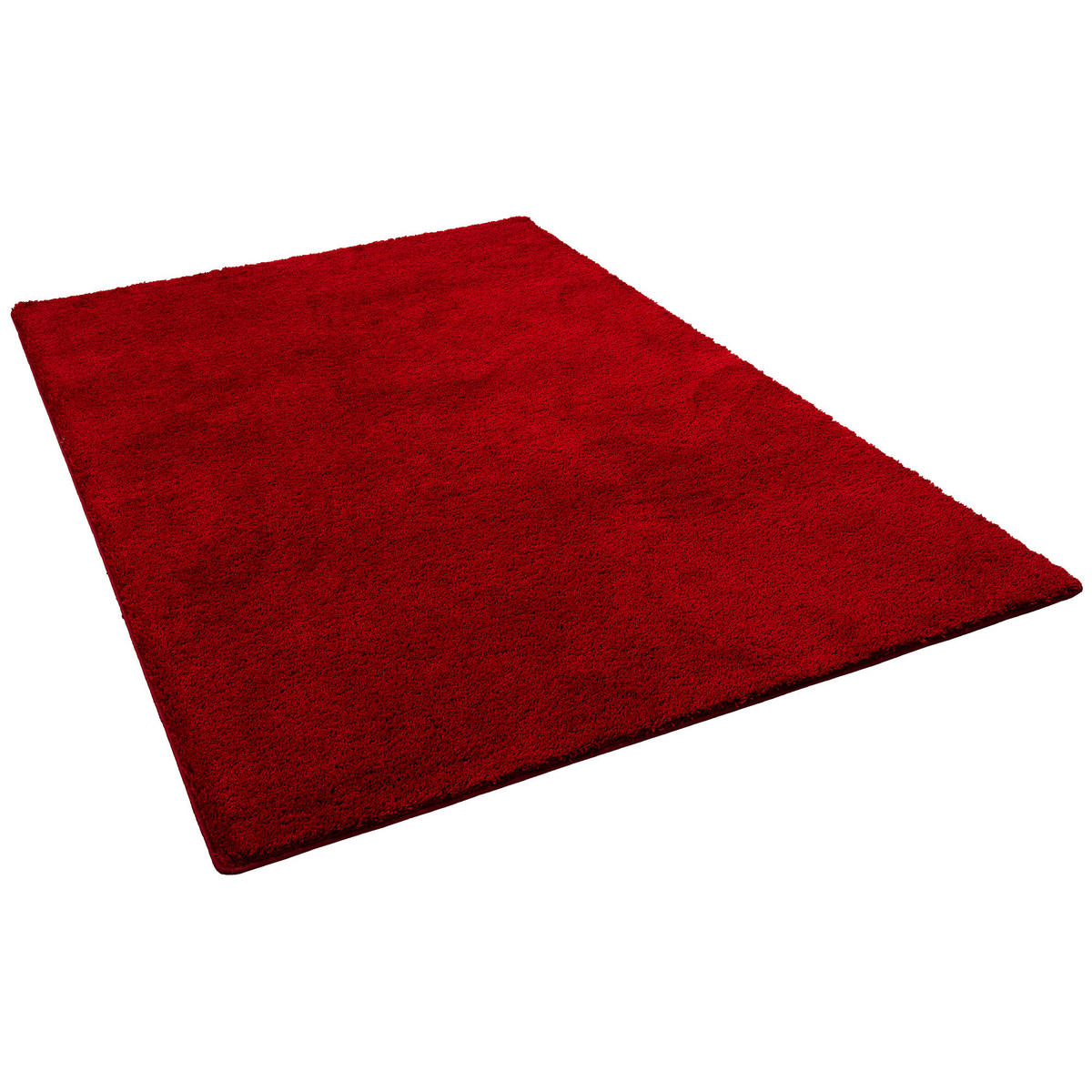 HOCHFLOR SHAGGY TEPPICH PALACE - Weinrot, Textil (80/240cm) - Snapstyle