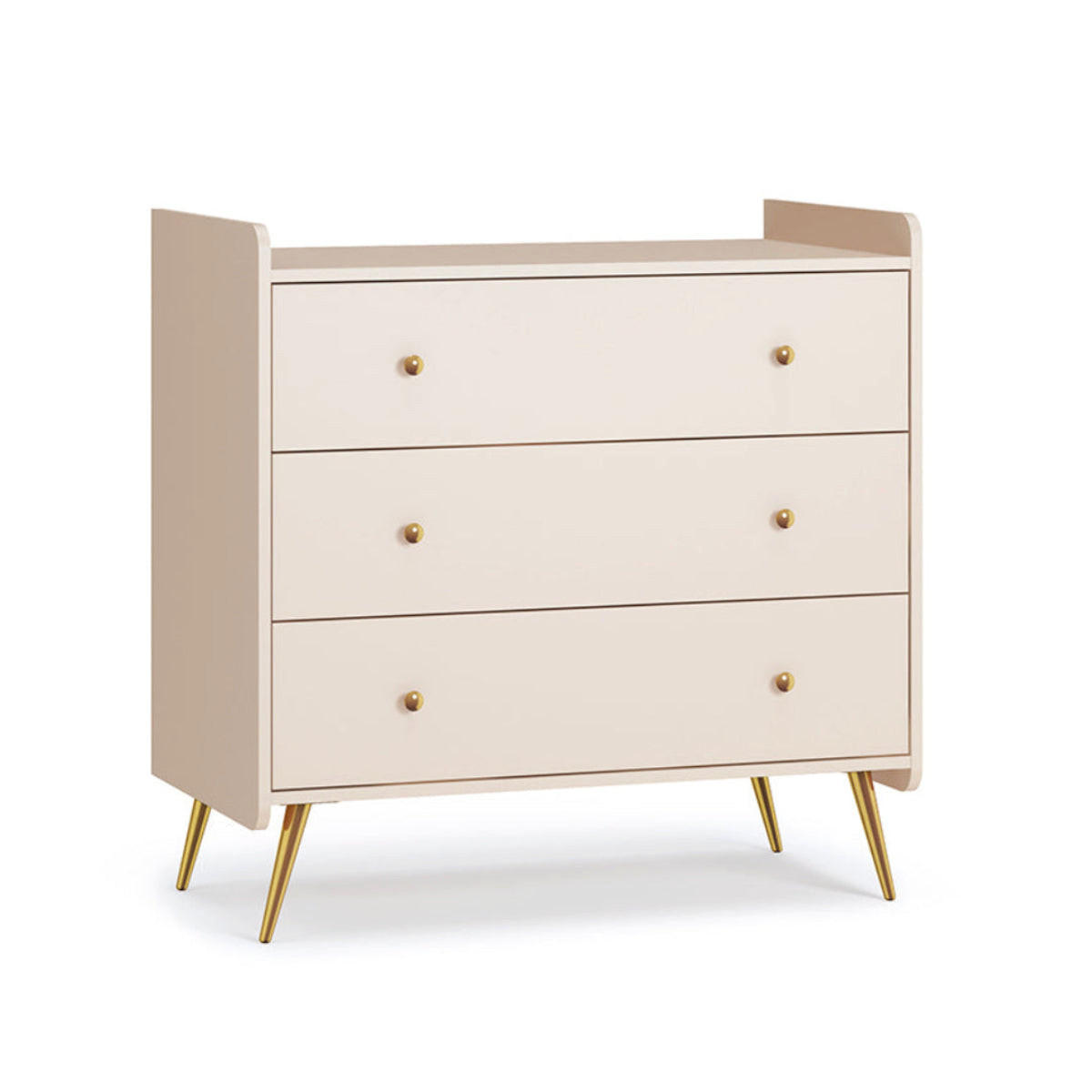 KINDERKOMMODE Lunea Kaschmir - Beige, Holzwerkstoff (90/48/92cm) - Petits-meubles
