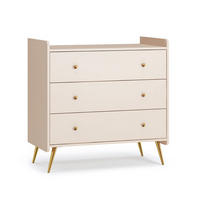 KINDERKOMMODE Lunea Kaschmir - Beige, Holzwerkstoff (90/48/92cm) - Petits-meubles