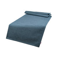 TISCHLÄUFER FarbTon Chenille-Haptik nordlicht-blau 140/40 cm - Blau, Textil (40/140cm) - beties Heimtextil