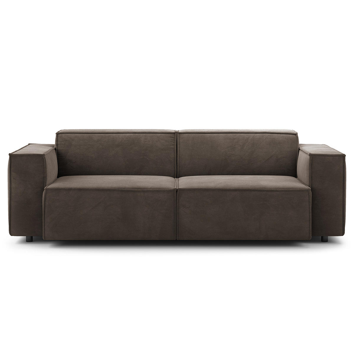 2,5-SITZER SOFA - Taupe, Textil (223/70/96cm) - home24