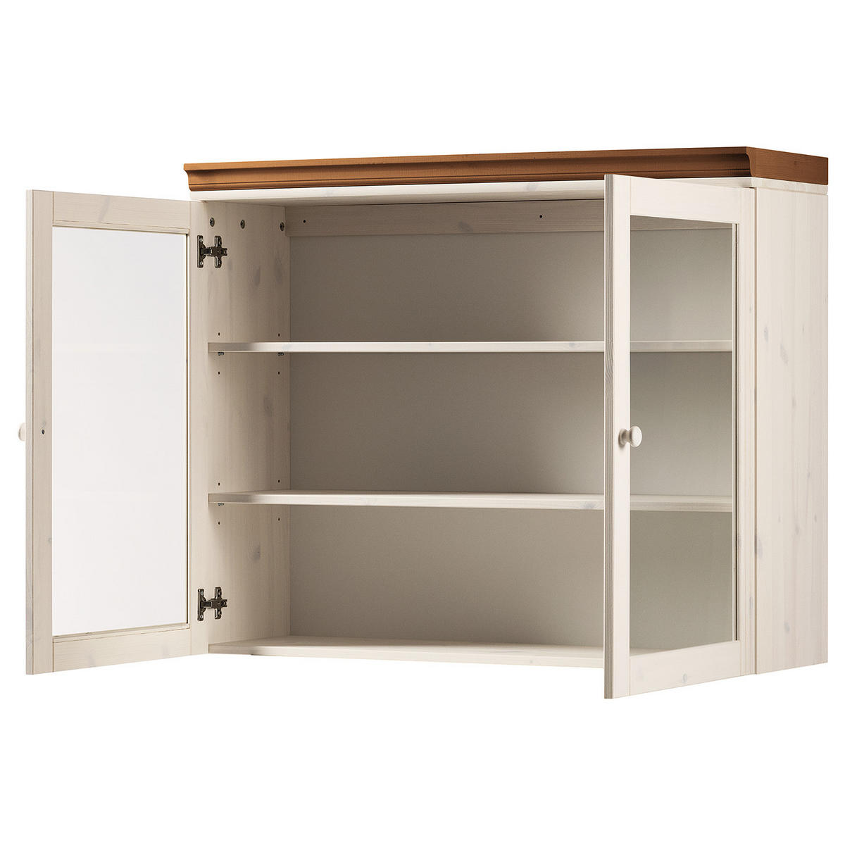 KÜCHENZEILE - Kiefer massiv - Kieferfarben, Holz (200/205/60cm) - home24