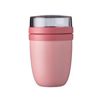 THERMO-LUNCHPOT Ellipse Nordic Pink ø 10.7 cm - Rosa, Kunststoff (10.7/16.9/10.7cm) - Mepal