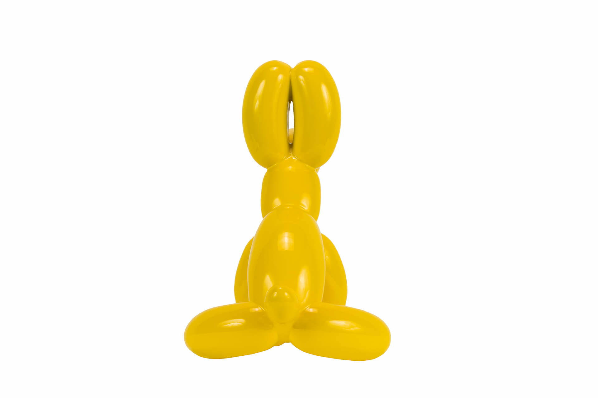 SKULPTUR Gelb 30/28 cm - Gelb, Stein (30/28/18cm) - KUNSTLOFT