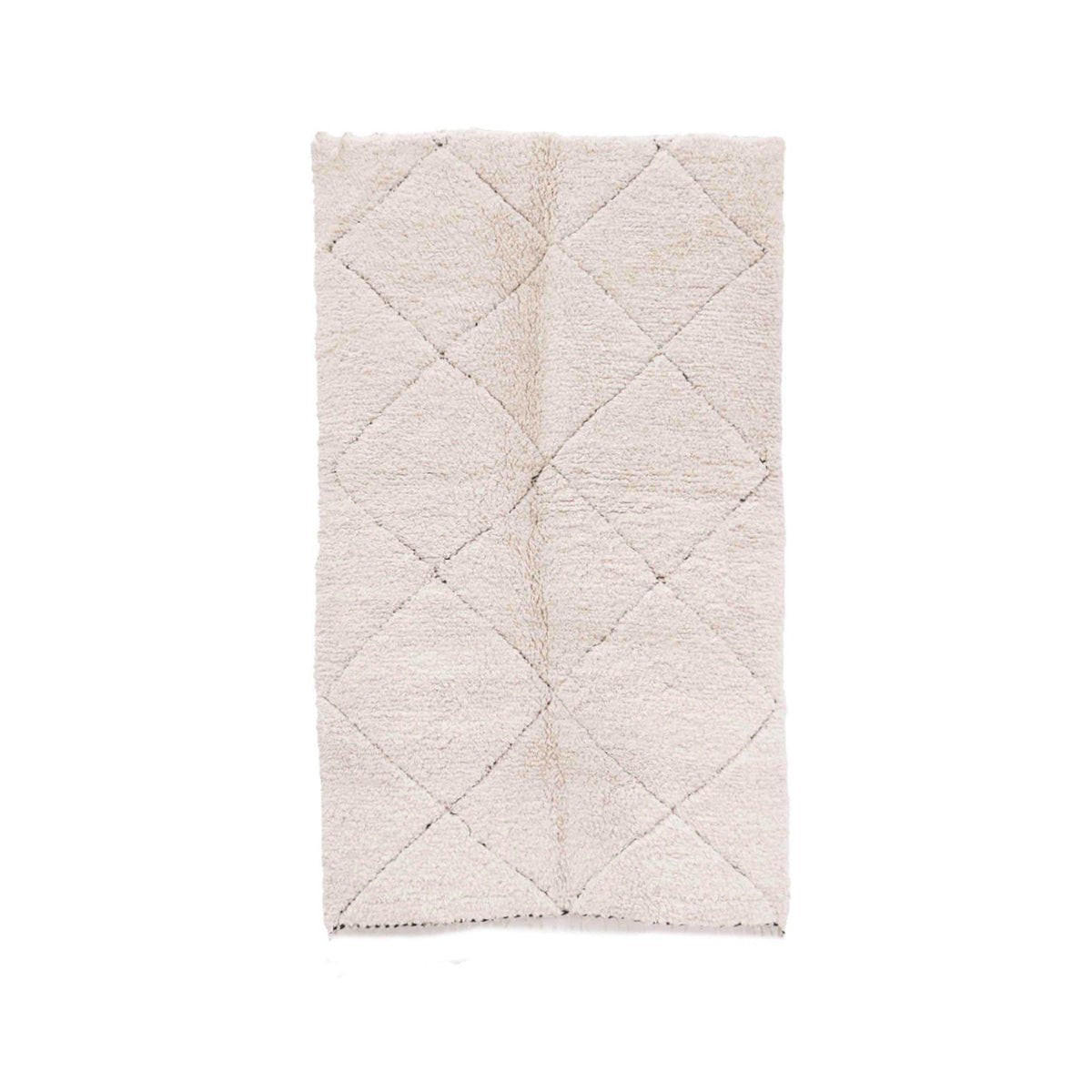 BERBERTEPPICH aus reiner Wolle 153x 248 cm - Beige, Naturmaterialien (153/248cm) - AFK Living