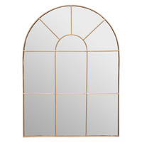 DEKOSPIEGEL Fenster-Optik Monica 54/2/74 cm - Goldfarben, Metall (2/74/54cm) - Atmosphera Createur d´interieur