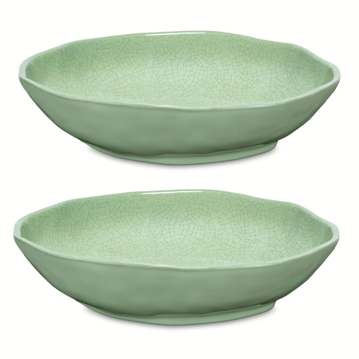 GESCHIRRSET 8-teilig Atmosfera grün Melamin - Currygelb, Kunststoff (21/2/21cm)