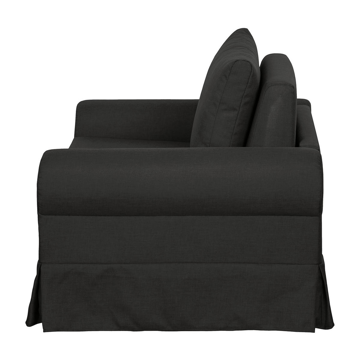 SCHLAFSESSEL mit Husse - Schwarz, Textil (125/90/90cm) - home24